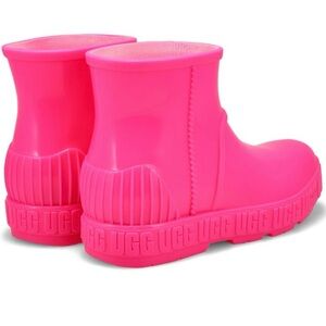 Uggs Youth Girls Rain Boots Size 1 Taffy Pink  Drizlita Tpe